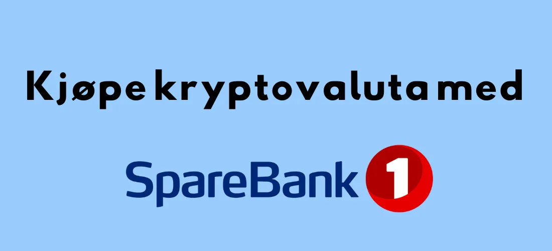 SpareBank 1-logoen og overskriften «Kjøpe kryptovaluta med SpareBank 1»