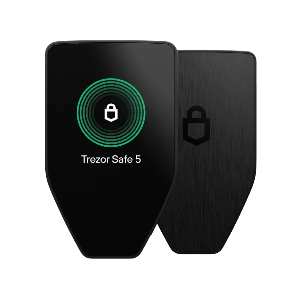 Trezor Safe 5, hardware-lommebok med berøringsskjerm